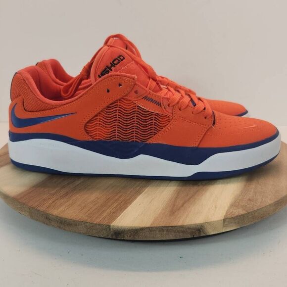 Nike SB Ishod Wair Men's Size 10 Skateboard Low Top Shoes Blue Orange DZ5648-800 - Picture 1 of 10